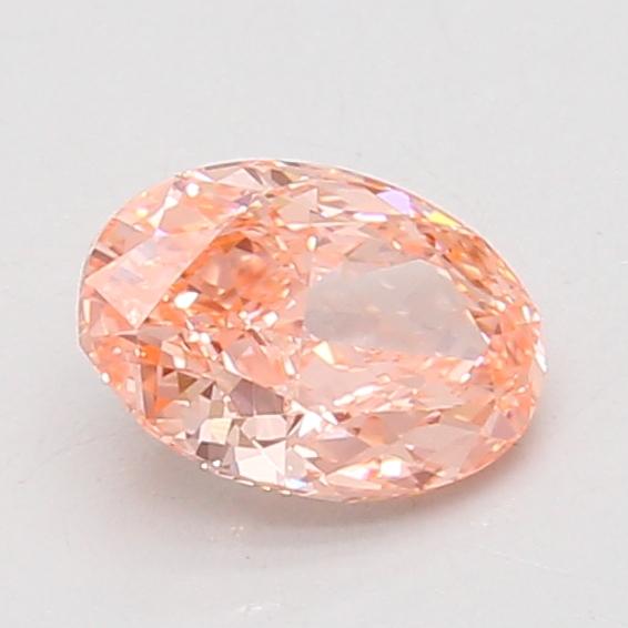 1.05 Ct. Fancy Vivid Pink Oval Lab Grown Diamond