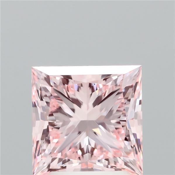 2.65 Ct. Fancy Intense Pink Princess Lab Grown Diamond