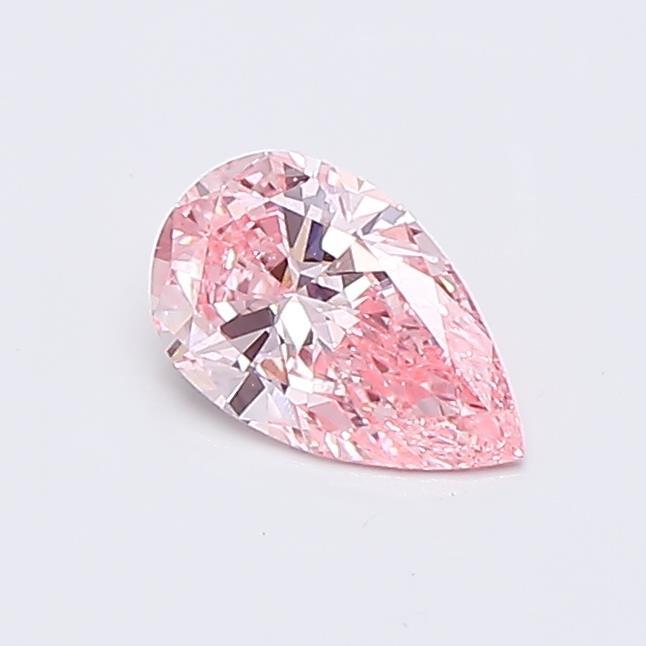 0.52 Ct. Fancy Vivid Pink Pear Lab Grown Diamond
