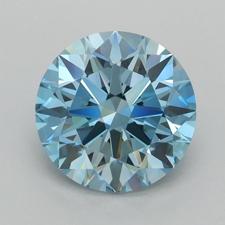 1.52 Ct. Fancy Vivid  Blue Round Lab Grown Diamond