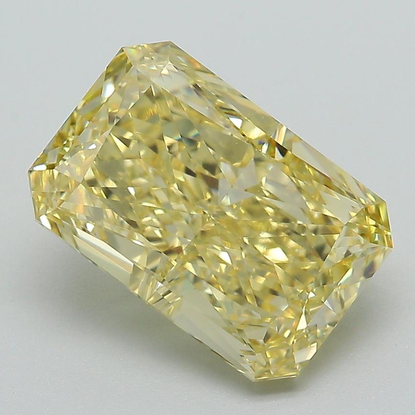 5.03 Ct. Fancy Intense  Yellow Radiant Lab Grown Diamond