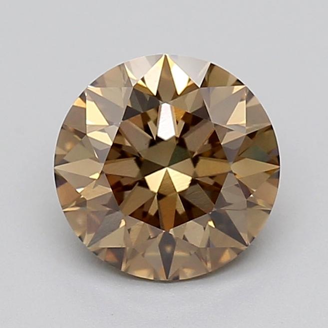 1.52 Ct. Fancy  Brown Round Lab Grown Diamond