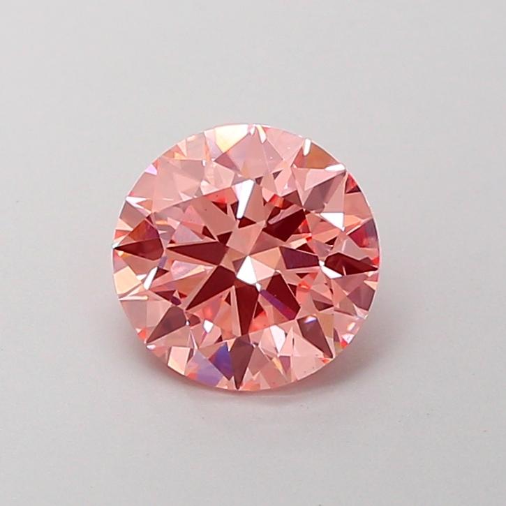 1.54 Ct. Fancy Intense Pink Round Lab Grown Diamond