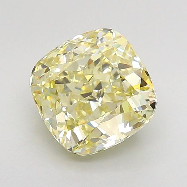 2.01 Ct. Fancy None Yellow Cushion Lab Grown Diamond