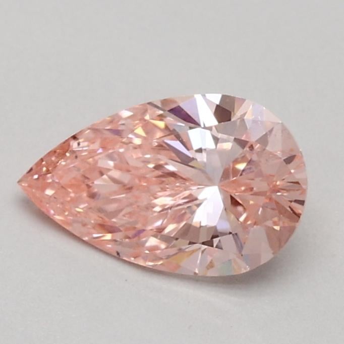 0.49 Ct. Fancy Intense Pink Pear Lab Grown Diamond