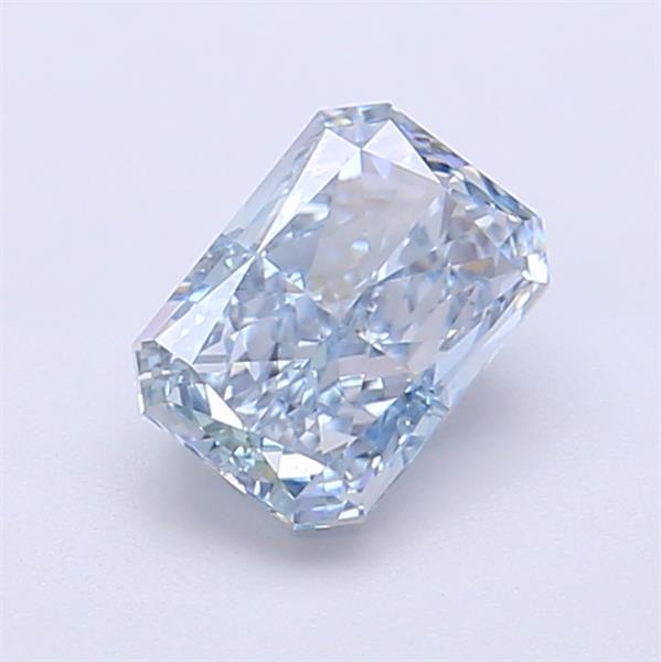 1.01 Ct. Fancy Vivid  Blue Radiant Lab Grown Diamond