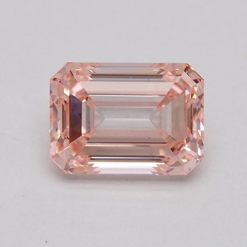 1.51 Ct. Fancy Intense Pink Emerald Lab Grown Diamond