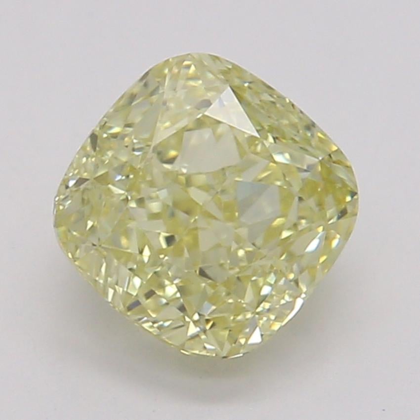 0.72 Ct. Fancy Yellow Cushion Diamond
