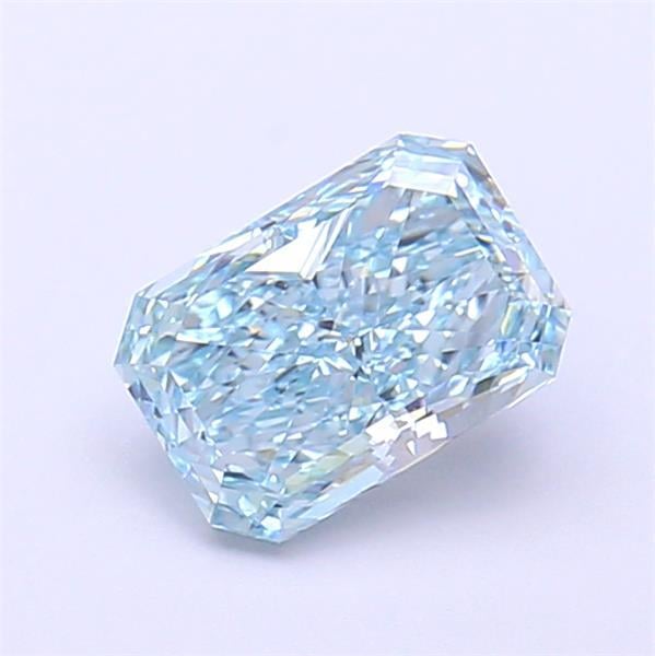 1.07 Ct. Fancy Intense Blue Radiant Lab Grown Diamond