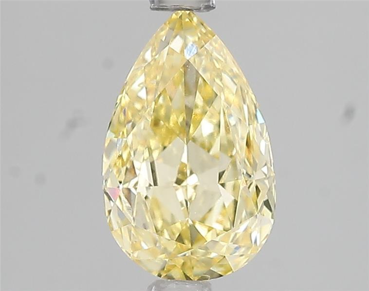 1.57 Ct. Fancy Intense Yellow Pear Lab Grown Diamond