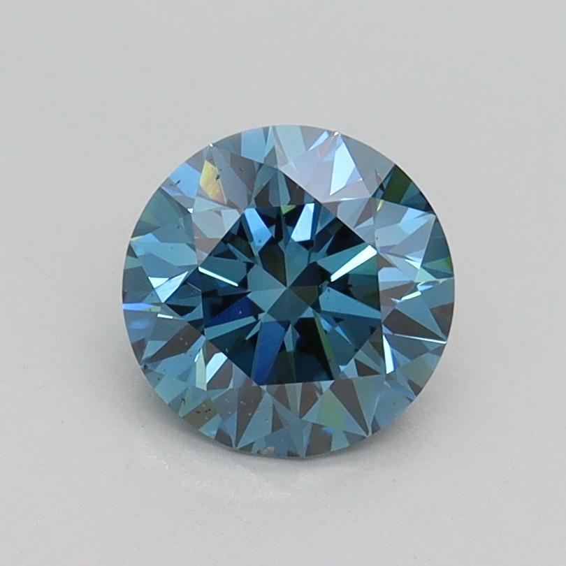1.00 Ct. Fancy Vivid Blue Round Lab Grown Diamond
