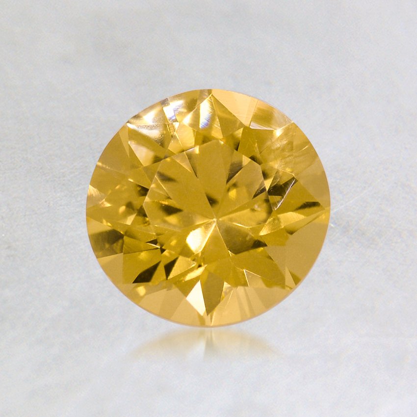 6mm Yellow Round Sapphire
