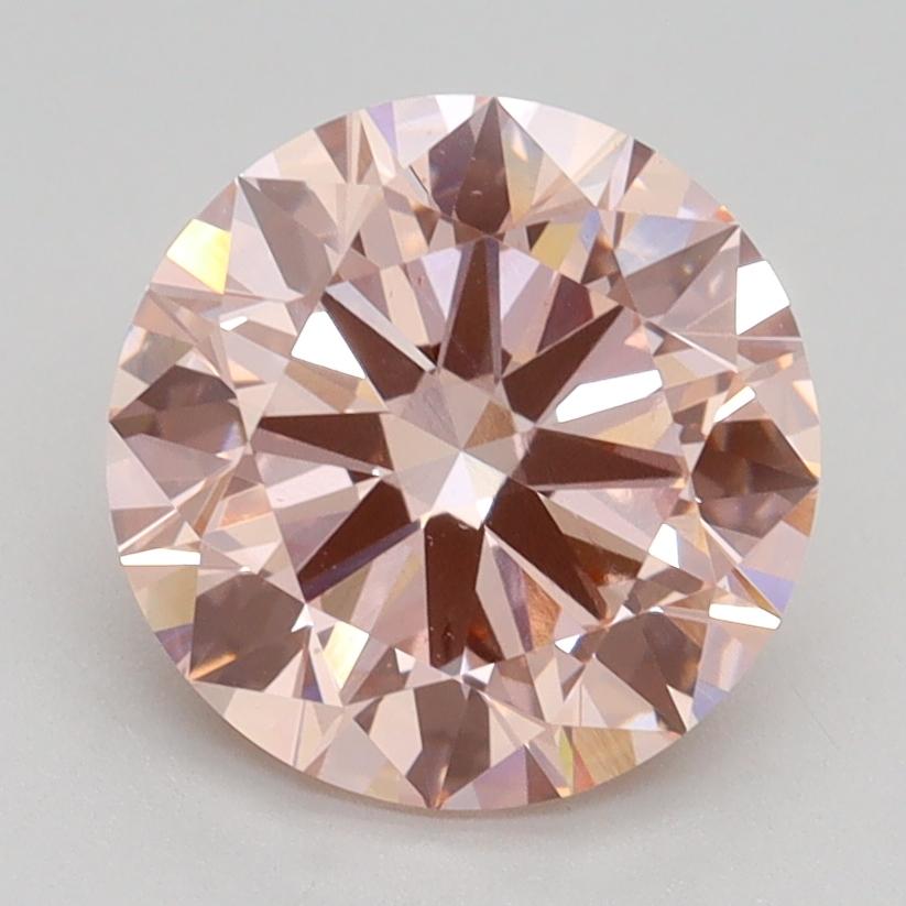 2.50 Ct. Fancy Intense Pink Round Lab Grown Diamond