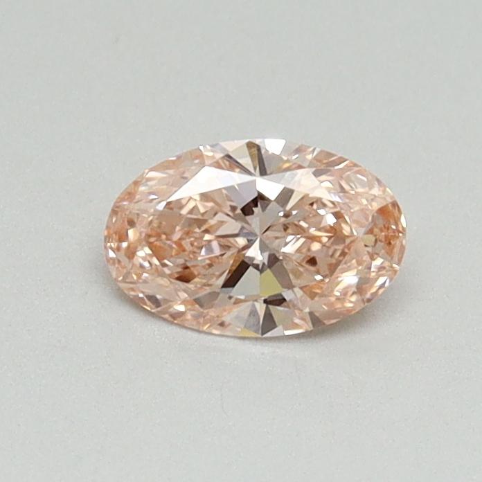 0.33 Ct. Fancy Intense Pink Oval Lab Grown Diamond