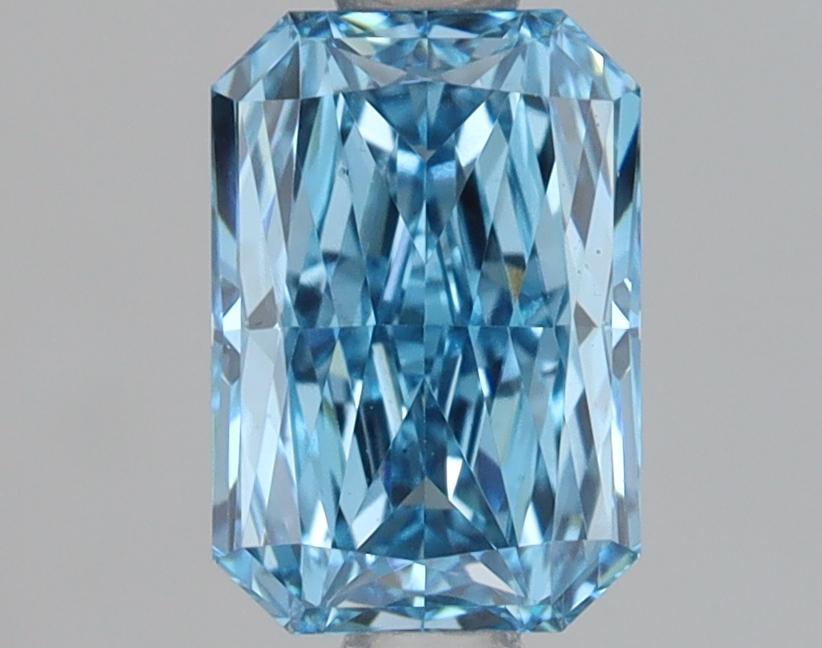 1.11 Ct. Fancy Vivid Blue Radiant Lab Grown Diamond