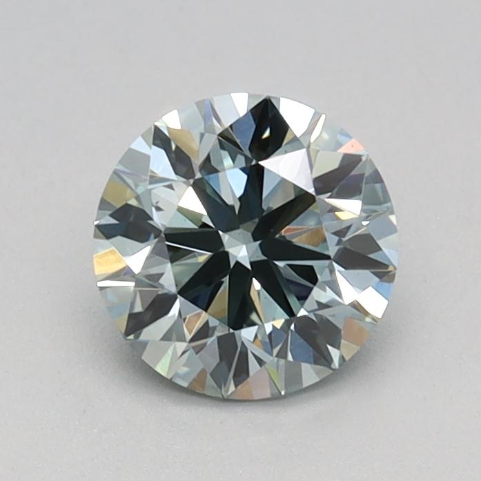 0.64 Ct. Fancy Intense Green Round Lab Grown Diamond