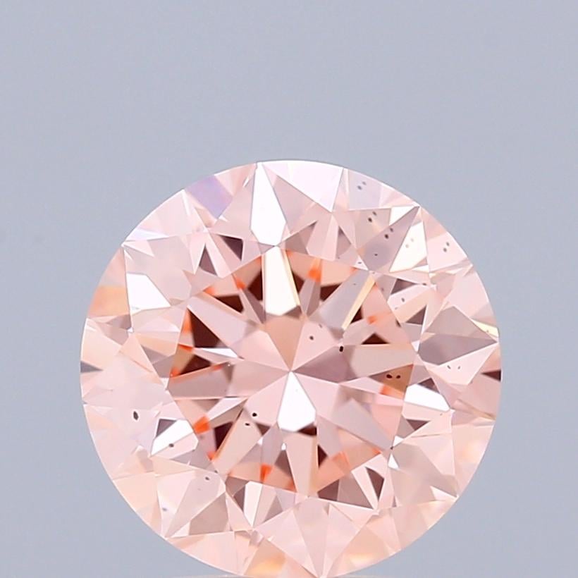 1.68 Ct. Fancy Intense Pink Round Lab Grown Diamond