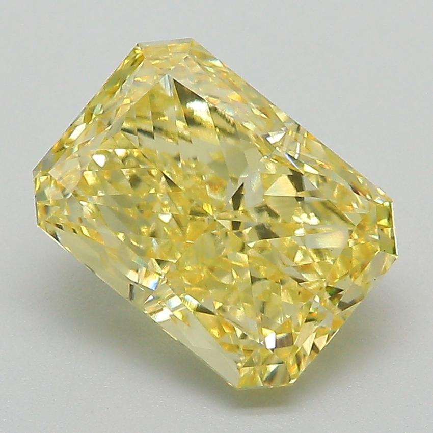 3.20 Ct. Fancy Intense Yellow Radiant Lab Grown Diamond