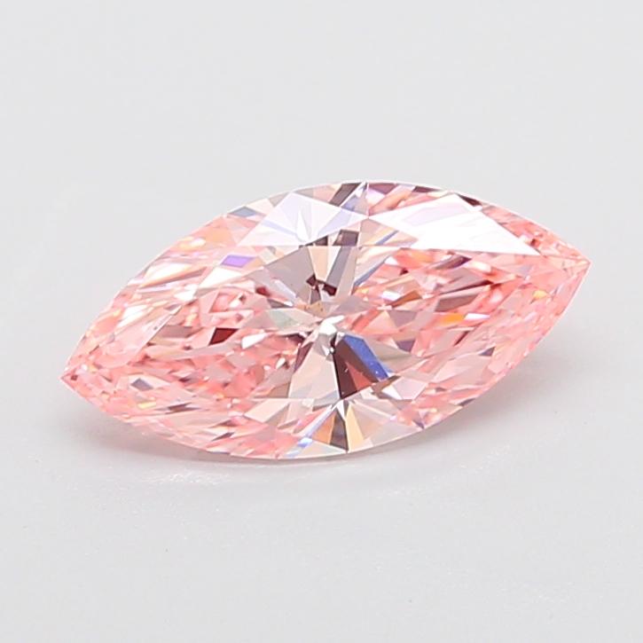 2.01 Ct. Fancy Vivid Pink Marquise Lab Grown Diamond