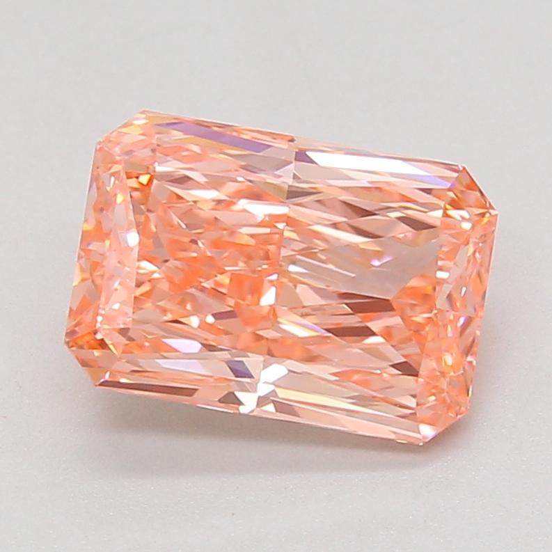 3.08 Ct. Fancy Vivid Pink Radiant Lab Grown Diamond