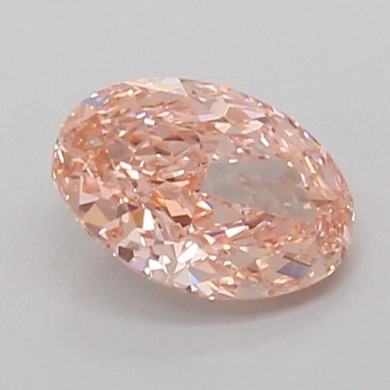 1.09 Ct. Fancy Vivid Pink Oval Lab Grown Diamond