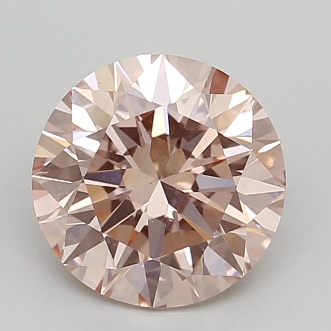 2.19 Ct. Fancy Intense Pink Round Lab Grown Diamond
