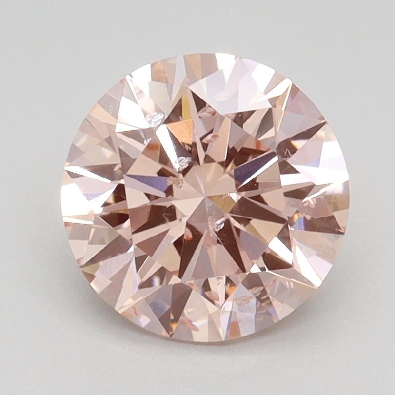 2.00 Ct. Fancy Intense Pink Round Lab Grown Diamond