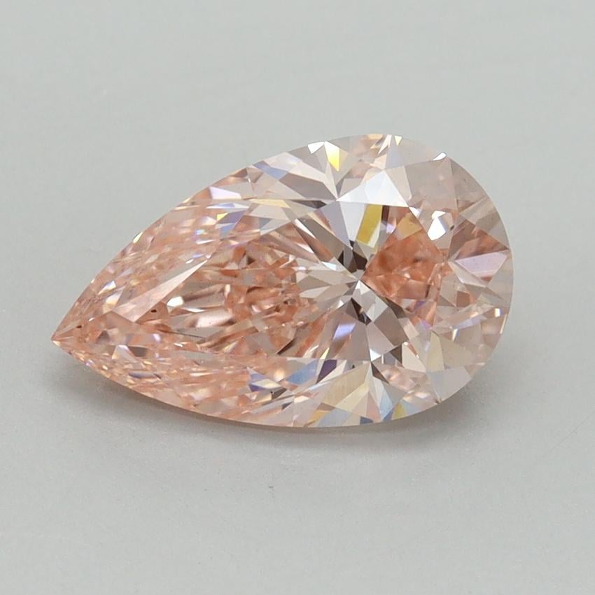 2.01 Ct. Fancy Intense Pink Pear Lab Grown Diamond