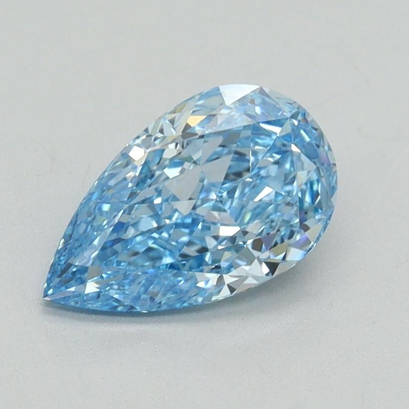 1.00 Ct. Fancy Vivid Blue Pear Lab Grown Diamond