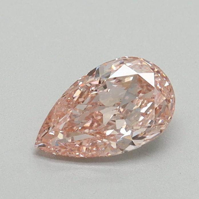 0.56 Ct. Fancy Vivid Pink Pear Lab Grown Diamond