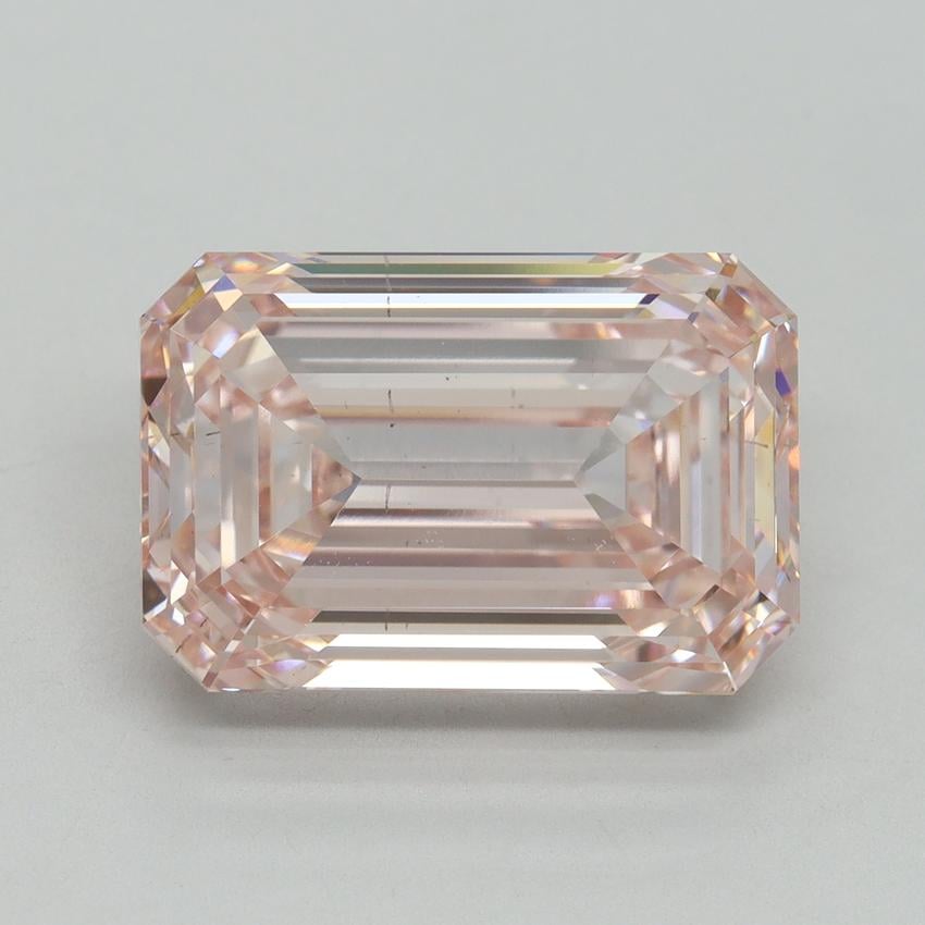 9.70 Ct. Fancy Intense Pink Emerald Lab Grown Diamond