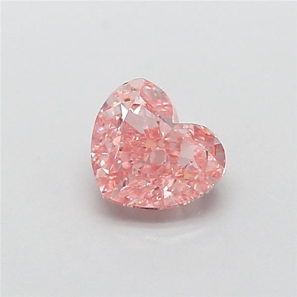 1.08 Ct. Fancy Intense Pink Heart Lab Grown Diamond
