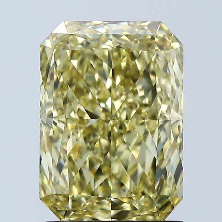 2.03 Ct. Fancy Vivid Yellow Radiant Lab Grown Diamond