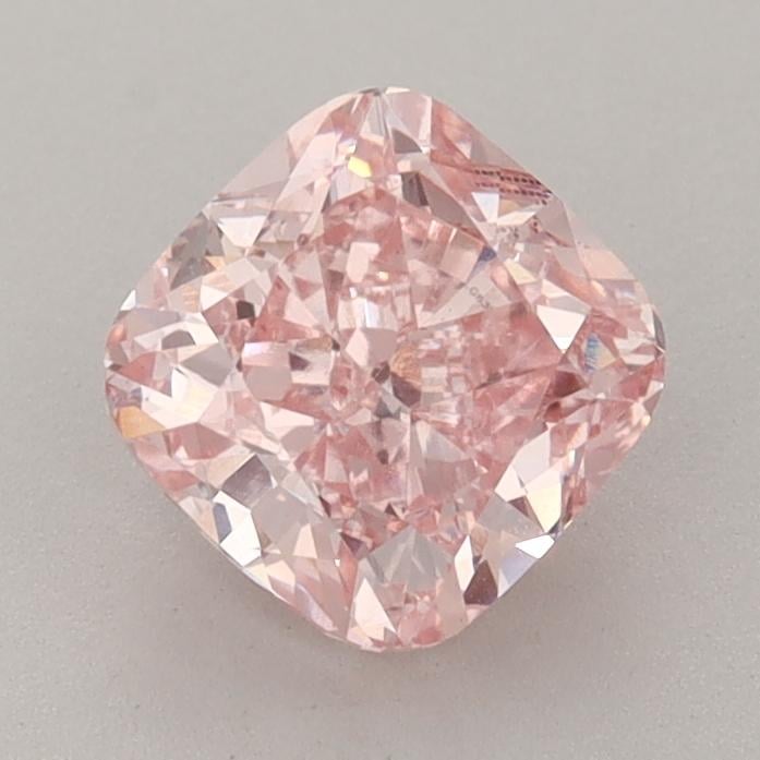 1.49 Ct. Fancy Intense  Pink Cushion Lab Grown Diamond