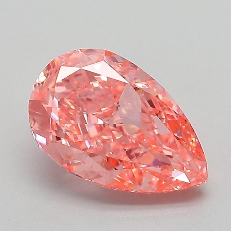 1.86 Ct. Fancy Vivid Pink Pear Lab Grown Diamond
