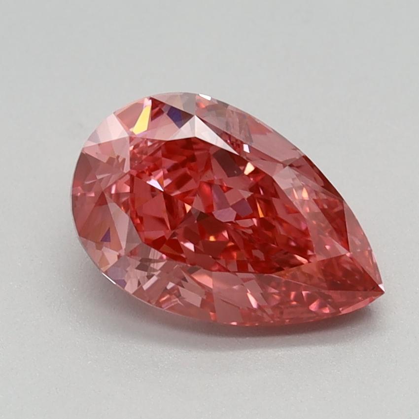 1.21 Ct. Fancy Vivid Pink Pear Lab Grown Diamond