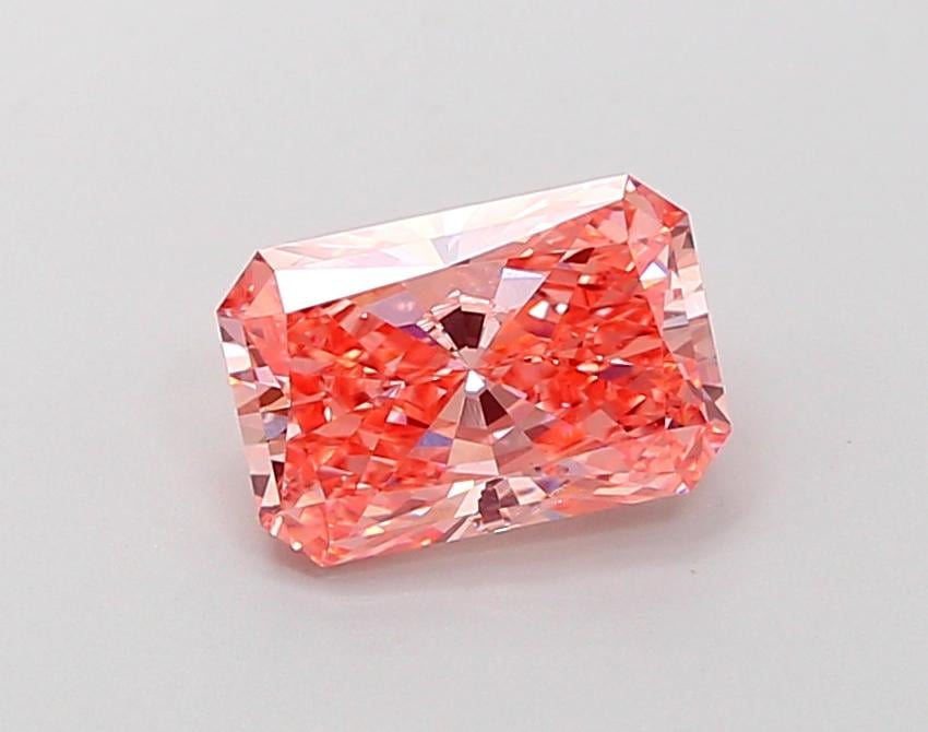 1.58 Ct. Fancy Vivid Pink Radiant Lab Grown Diamond