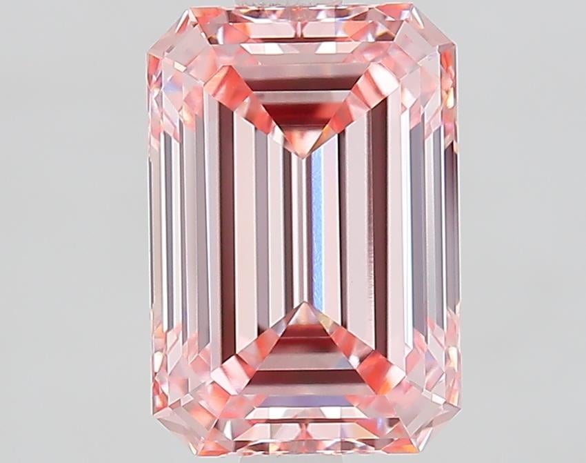 2.33 Ct. Fancy Intense Pink Emerald Lab Grown Diamond