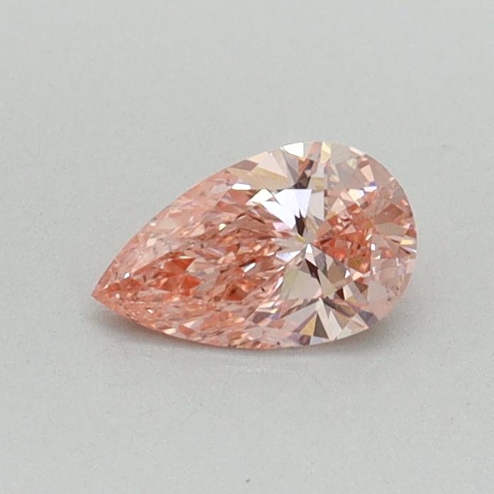 0.32 Ct. Fancy Vivid Pink Pear Lab Grown Diamond