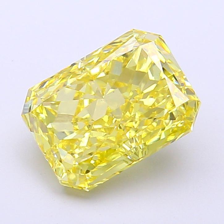 2.63 Ct. Fancy Intense  Yellow Radiant Lab Grown Diamond