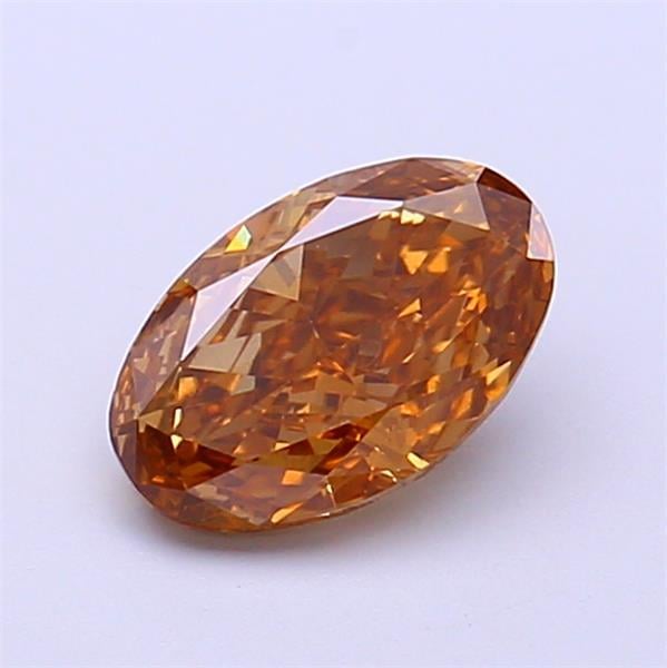 1.01 Ct. Fancy Brown Oval Lab Grown Diamond