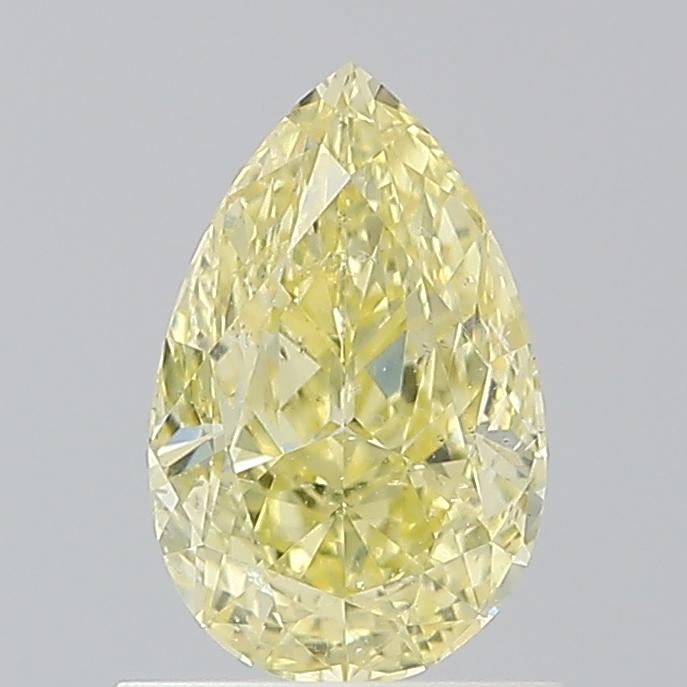 1.01 Ct. Fancy Intense  Yellow Pear Diamond