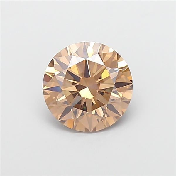 2.03 Ct. Light Brown Round Lab Grown Diamond