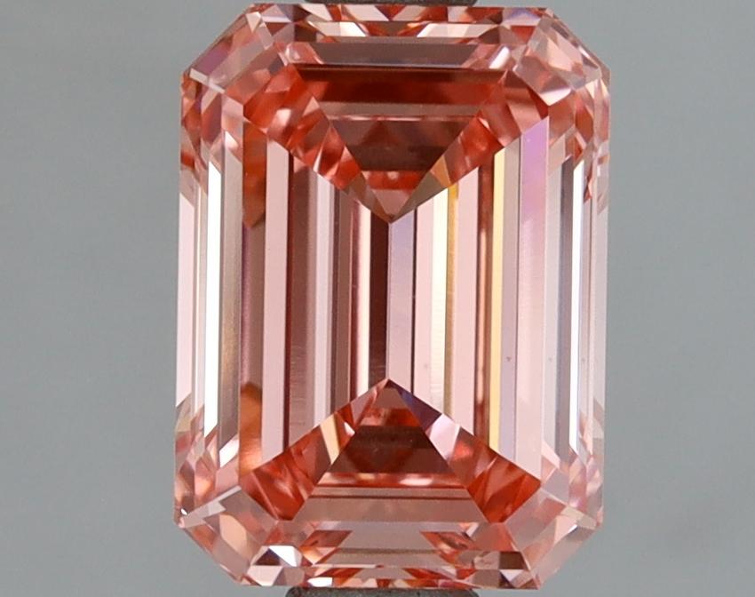 2.00 Ct. Fancy Vivid Pink Emerald Lab Grown Diamond