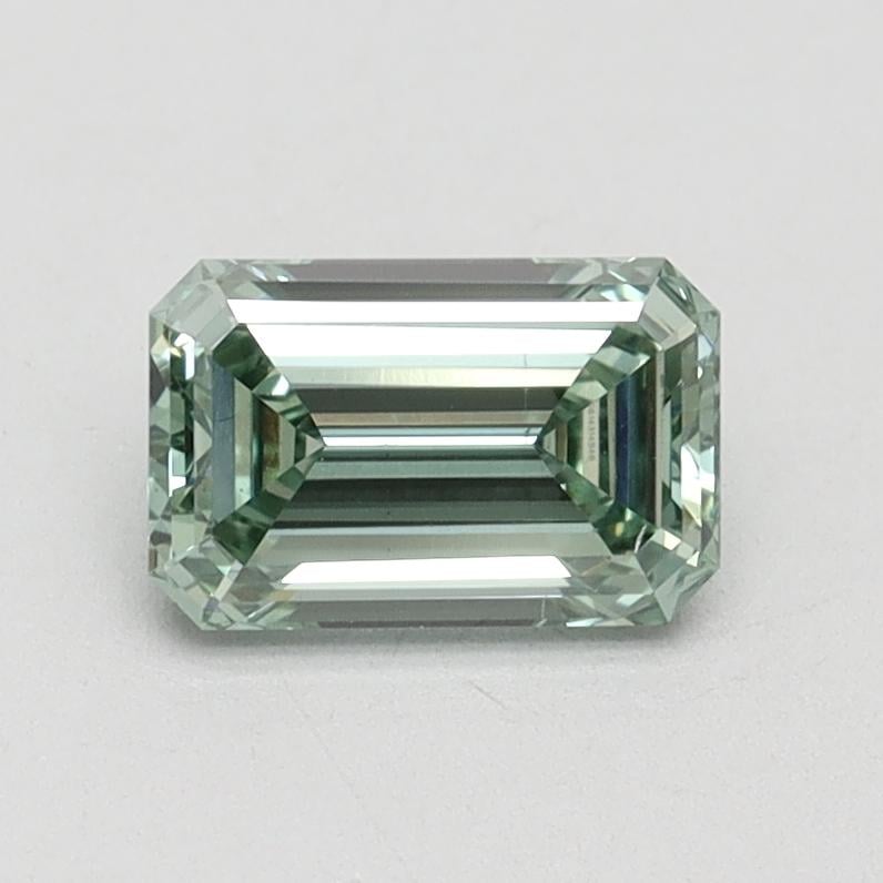 0.90 Ct. Fancy Intense Green Emerald Lab Grown Diamond