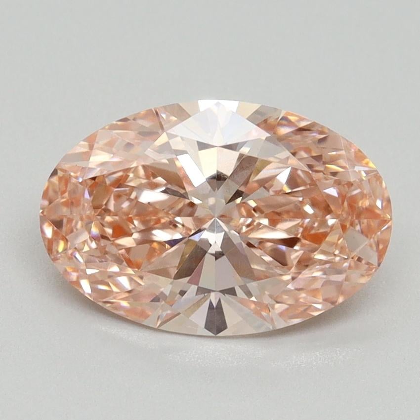 2.11 Ct. Fancy Vivid Pink Oval Lab Grown Diamond