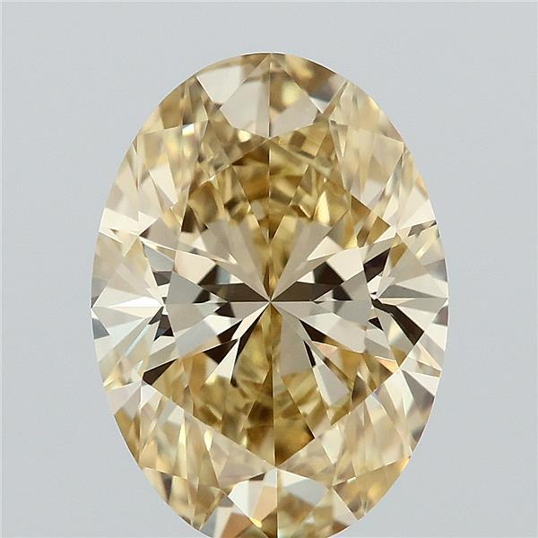 1.77 Ct. Fancy Intense  Yellow Oval Lab Grown Diamond