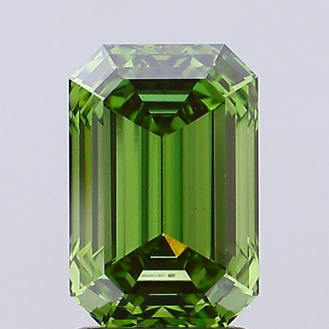 2.05 Ct. Fancy Vivid Blue Emerald Lab Grown Diamond