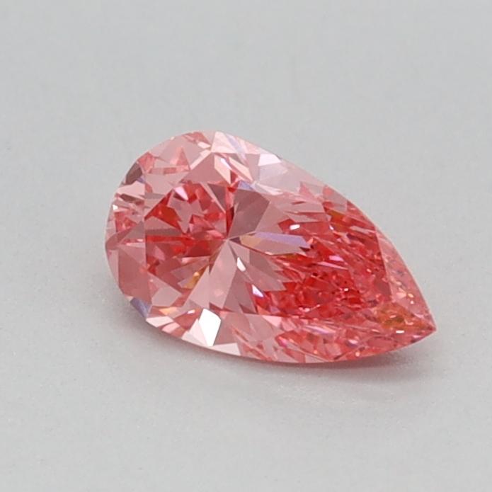 0.32 Ct. Fancy Vivid Pink Pear Lab Grown Diamond