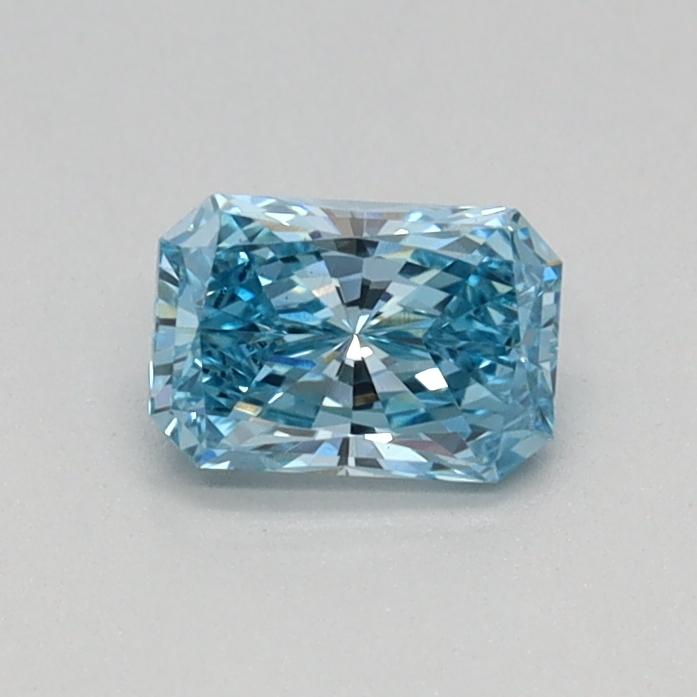 0.30 Ct. Fancy Vivid Blue Radiant Lab Grown Diamond